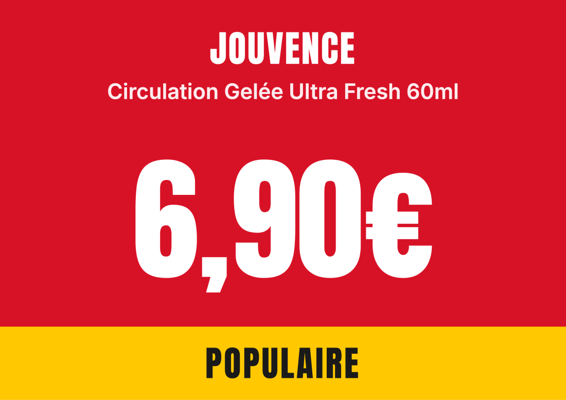 Jouvence Circulation Gelée Ultra Fresh 60ml — 6,90€ Populaire