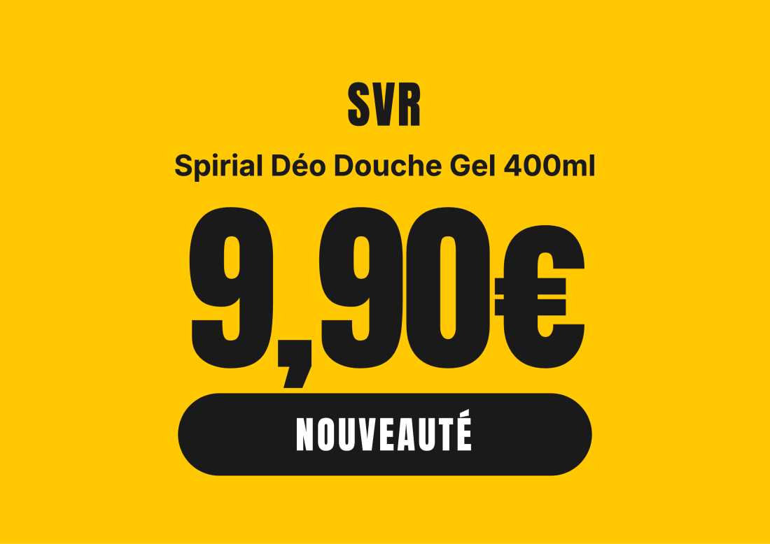 SVR Spirial Déo Douche Gel 400ml — Nouveauté 9,90€